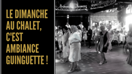 Ambiance guinguette le dimanche - Le Chalet de l'étang - Restaurant Bar Dancing de Le Quesnoy (59)